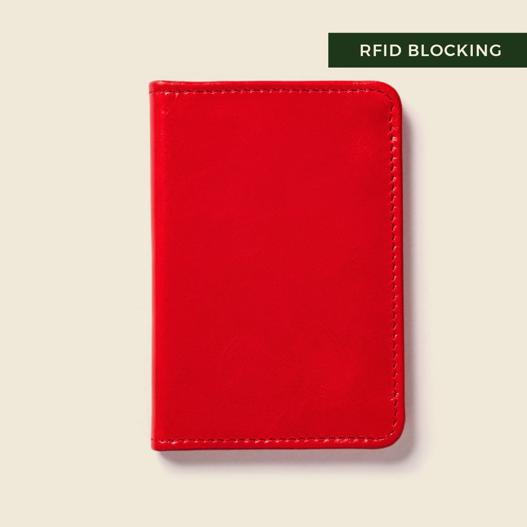 Compact Bifold with RFID Protection - Fire Red CASUPO
