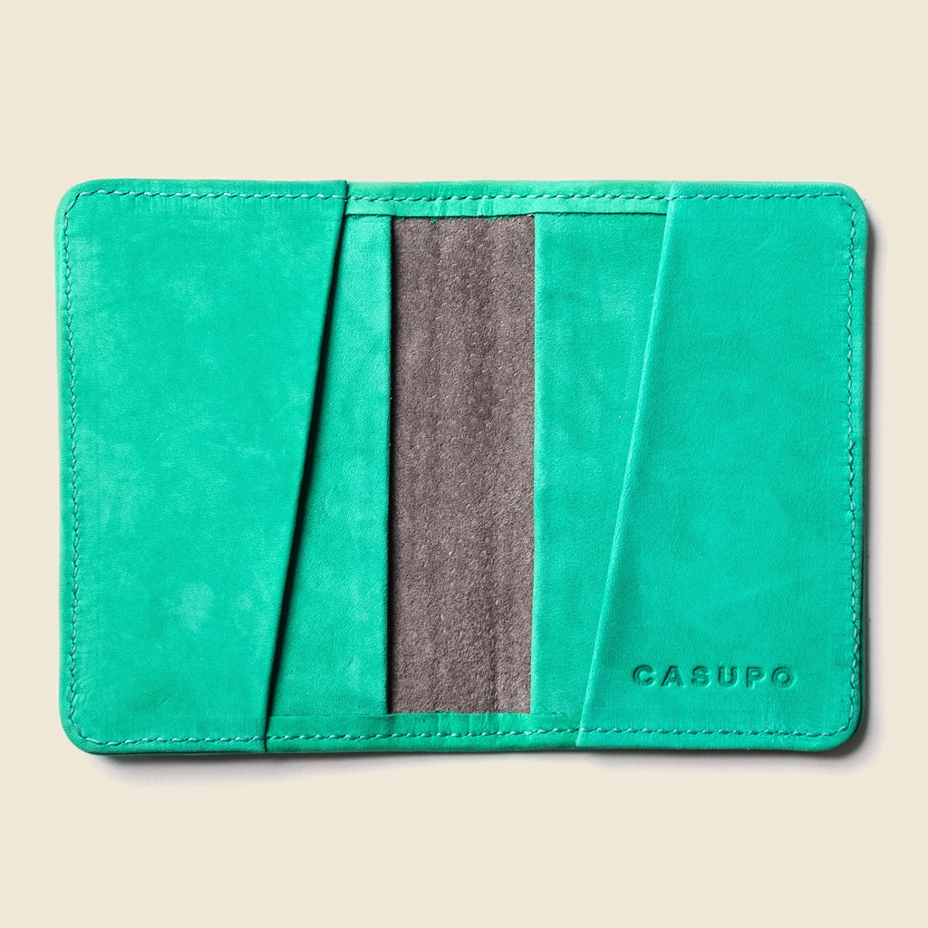 Compact Bifold with RFID Protection - Mint CASUPO