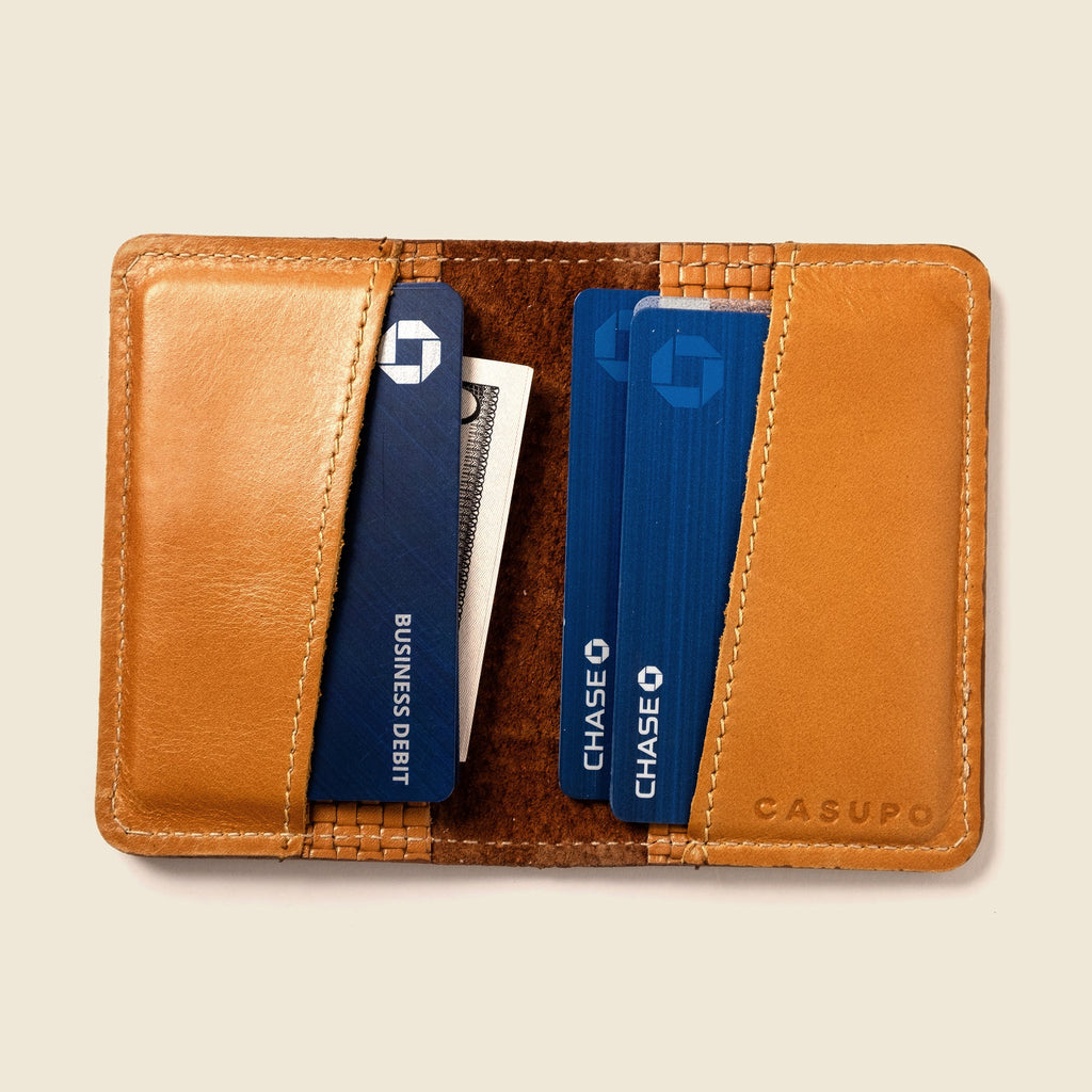 Compact Bifold with RFID Protection - Tan Limited Edition CASUPO
