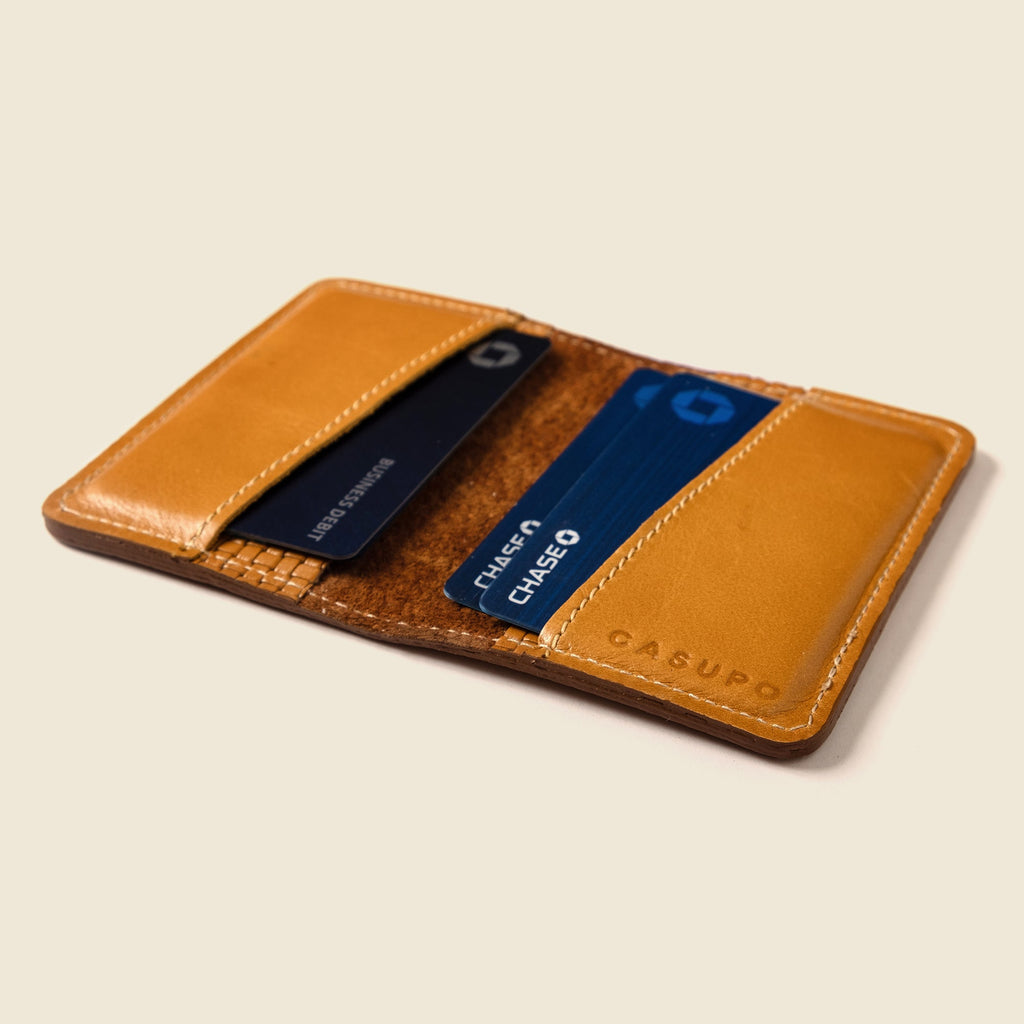 Compact Bifold with RFID Protection - Tan Limited Edition CASUPO