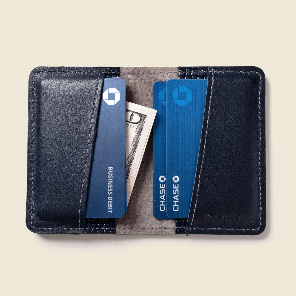 Compact Bifold with RFID Protection - Navy Limited Edition CASUPO