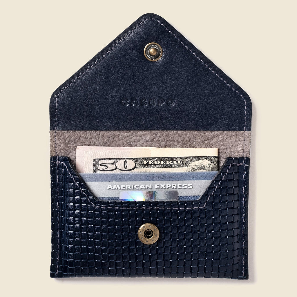 Mini Envelope Wallet With RFID protection - Navy Limited Edition CASUPO