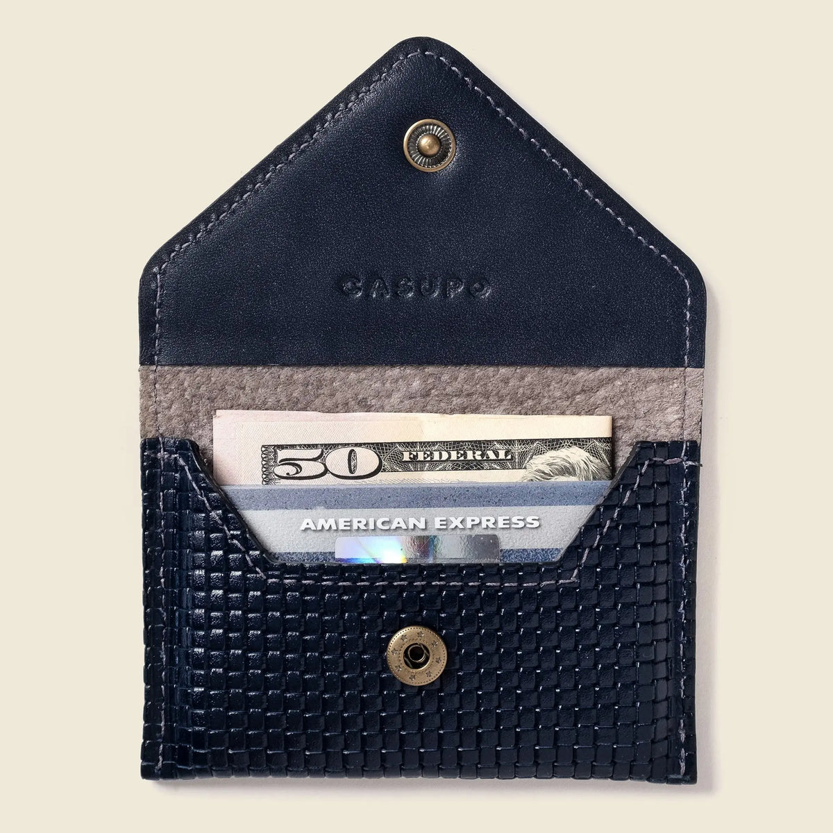 Mini Envelope Wallet With RFID protection - Navy Limited Edition CASUPO