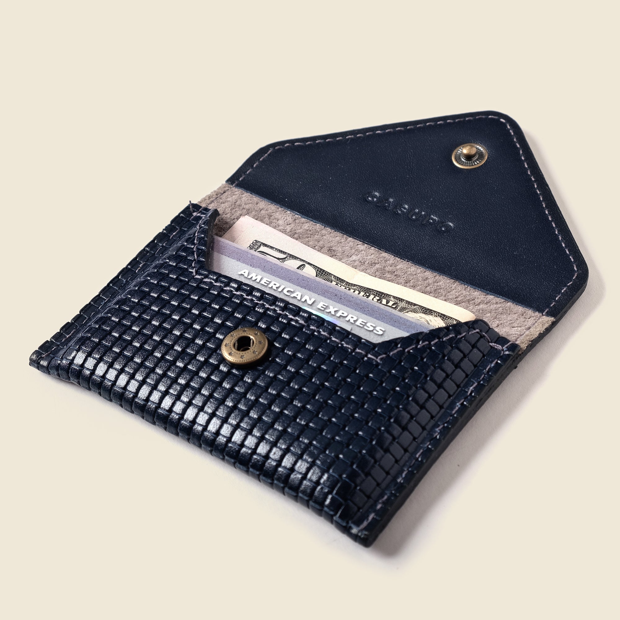 Mini Envelope Wallet With RFID protection - Navy Limited Edition CASUPO