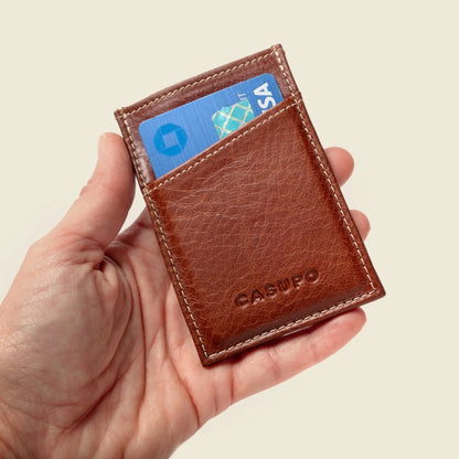 Minimalist Wallet with RFID Protection - Chocolate CASUPO