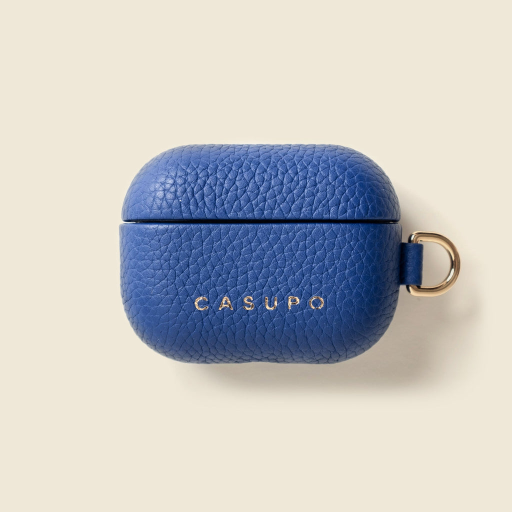 Leather Airpod Case - Cobalt CASUPO