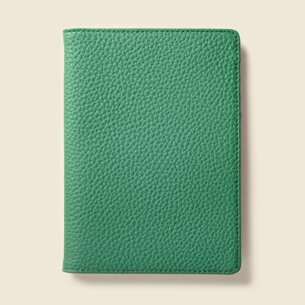 Leather Passport Wallet with RFID - Green CASUPO