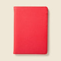 Leather Passport Wallet with RFID - Red CASUPO