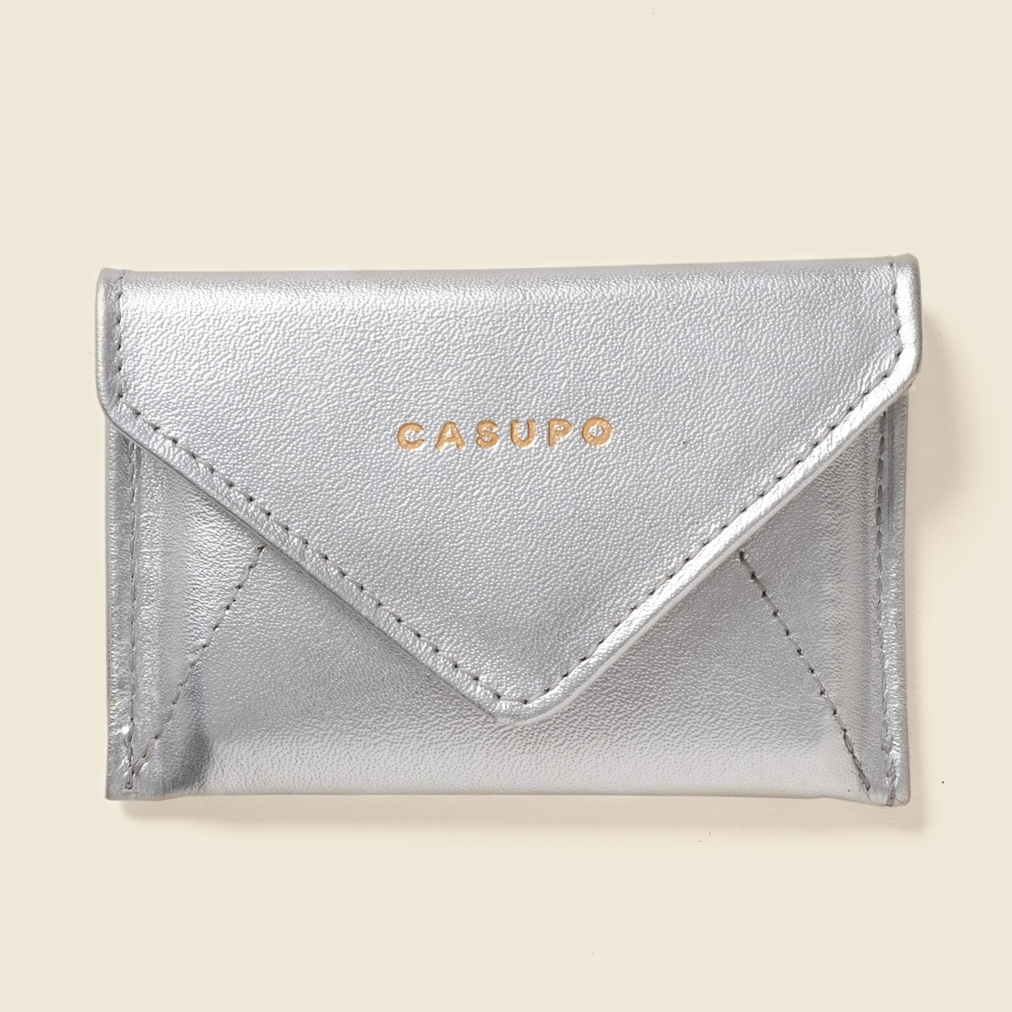 Mini Envelope Wallet With RFID protection - Silver CASUPO