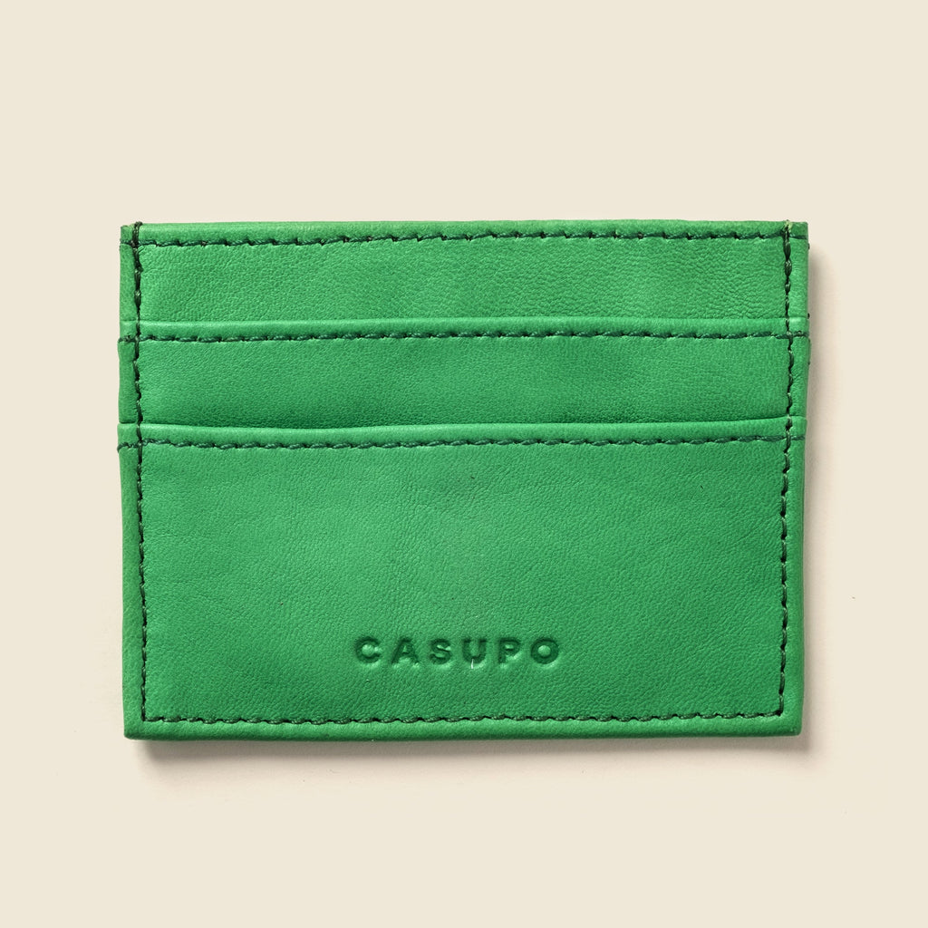 Slim Card Holder Wallet With RFID Protection - Green CASUPO