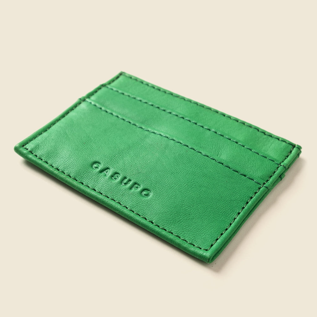 Slim Card Holder Wallet With RFID Protection - Green CASUPO