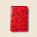 Compact Bifold with RFID Protection - Red Paisley CASUPO