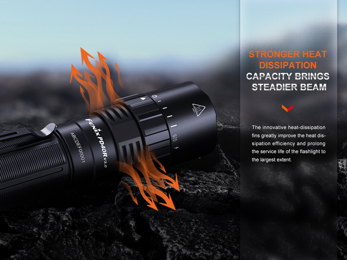 Fenix PD40R V3 Rechargeable Flashlight Fenix Store