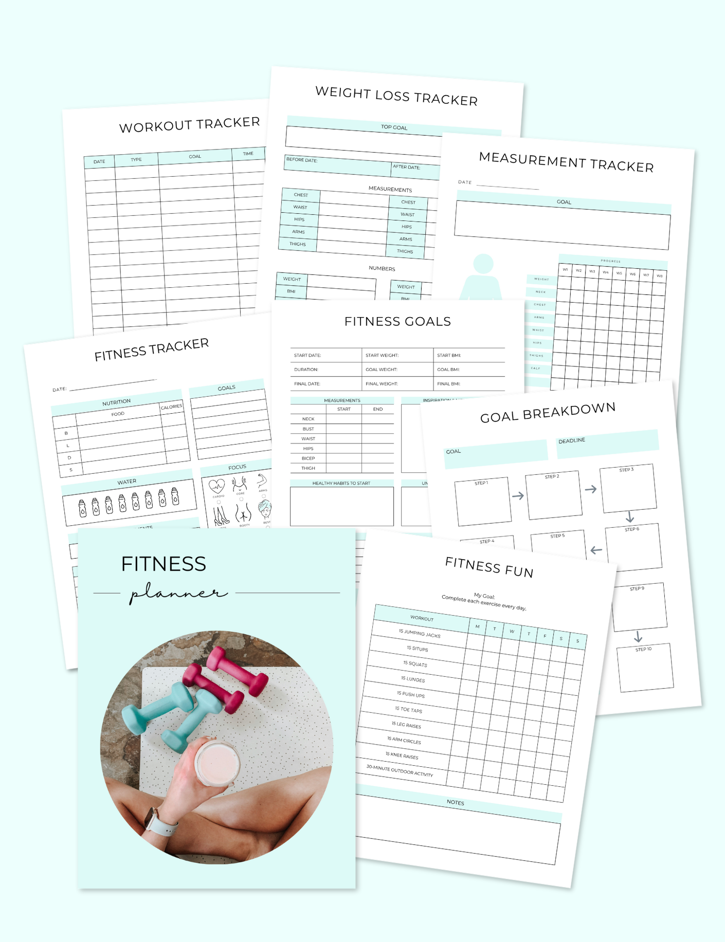Fitness Planner Jessica Autumn