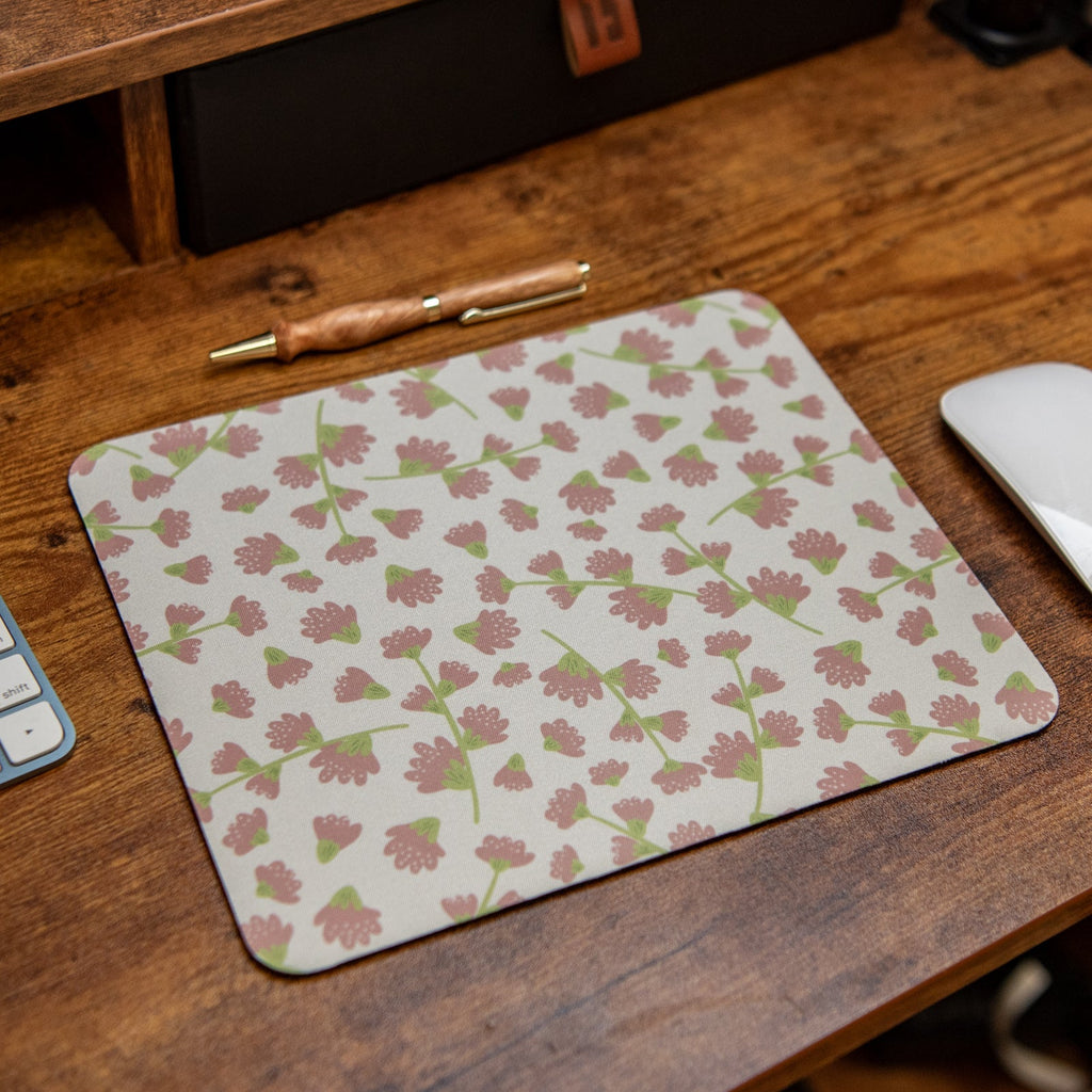 Purple Floral - Mouse Pad Still Magnolia
