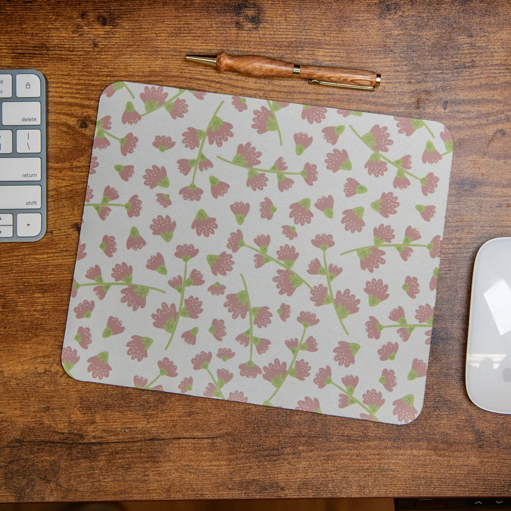 Purple Floral - Mouse Pad Still Magnolia