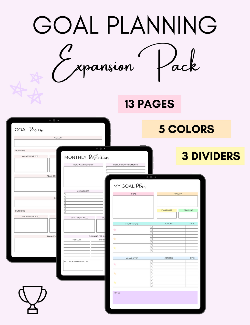 Goal Planning Expansion Pack Jessica Autumn