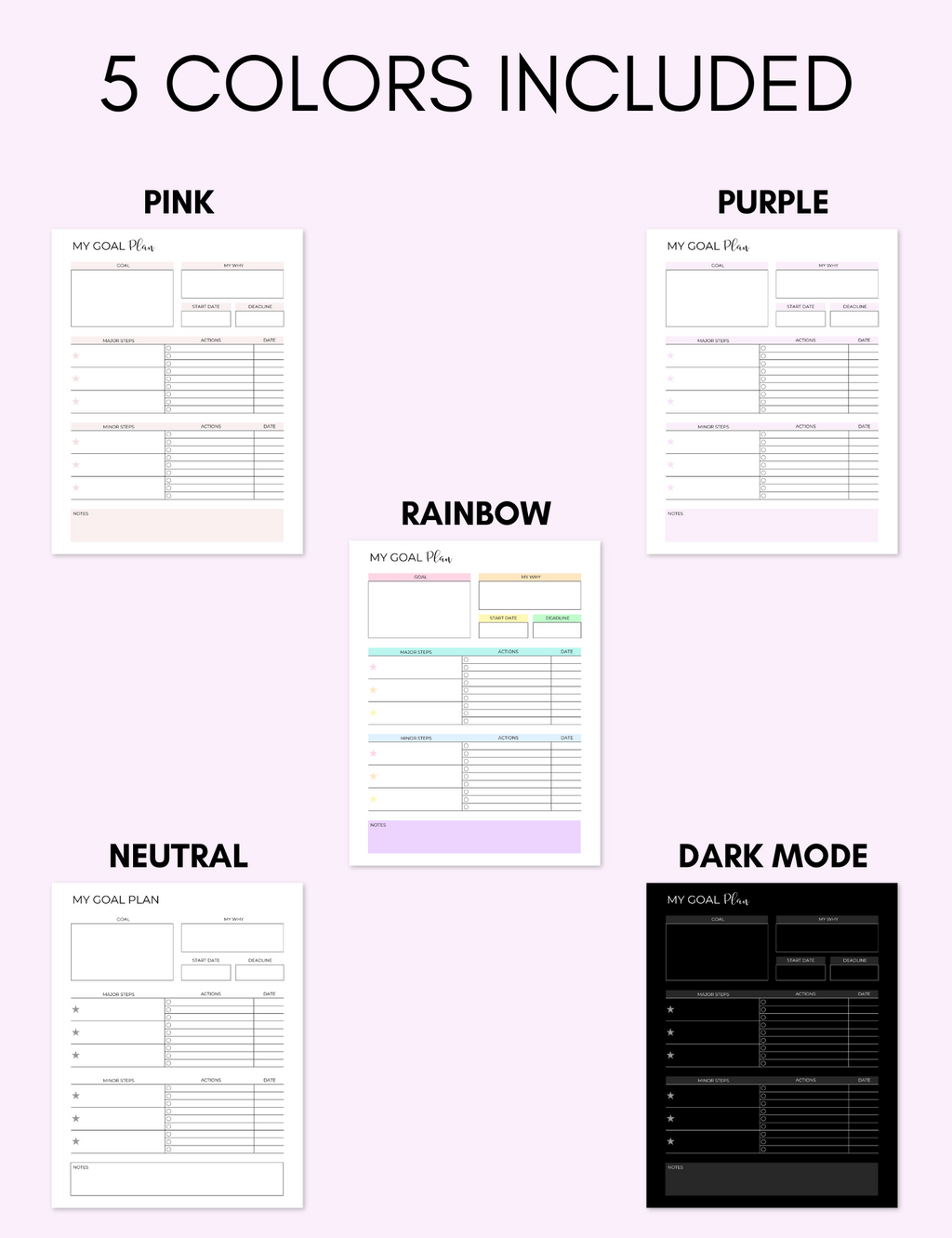 Goal Planning Expansion Pack Jessica Autumn