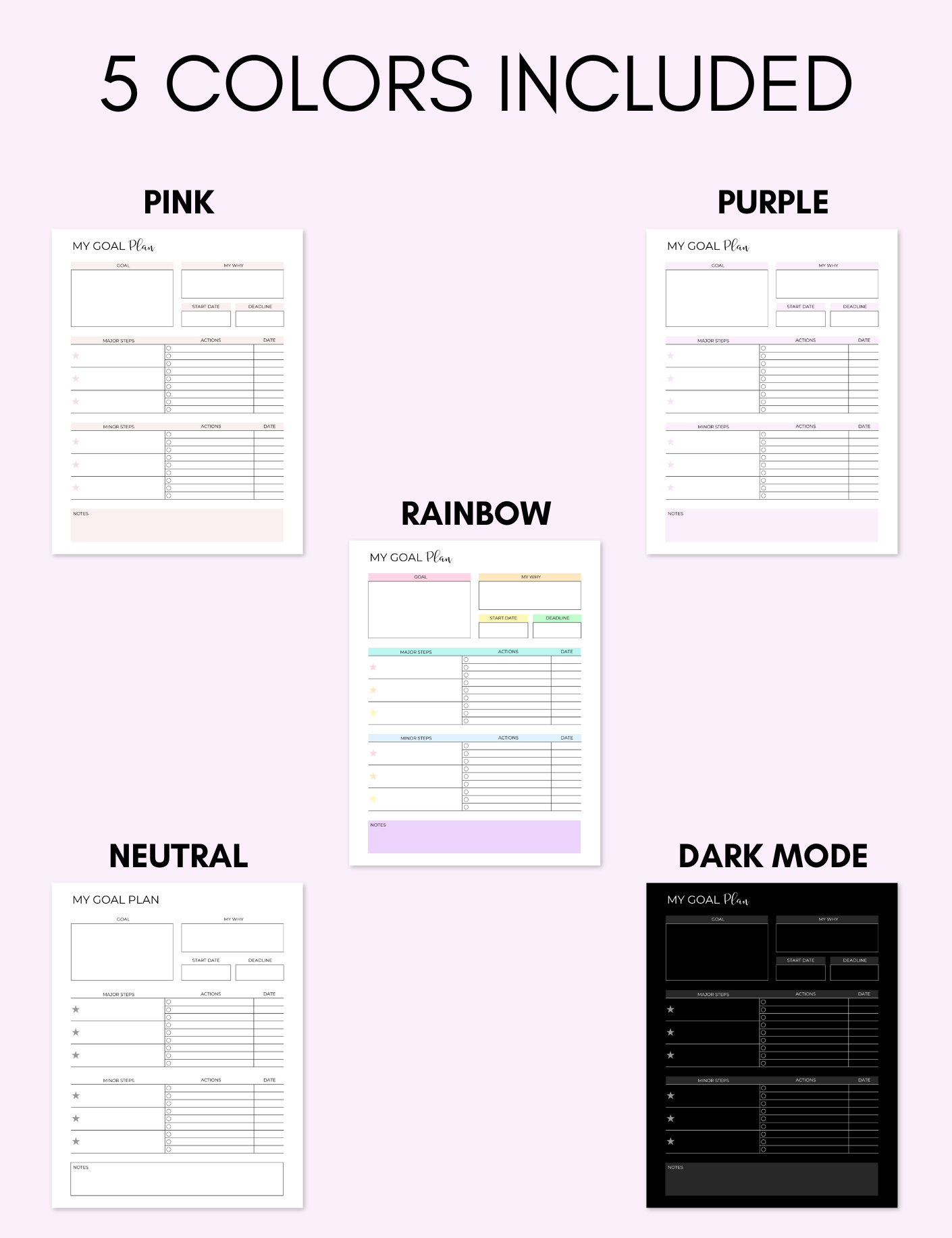 Goal Planning Expansion Pack Jessica Autumn