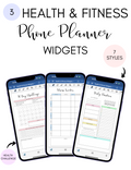 Digital Phone Planner Health & Fitness Widgets Jessica Autumn