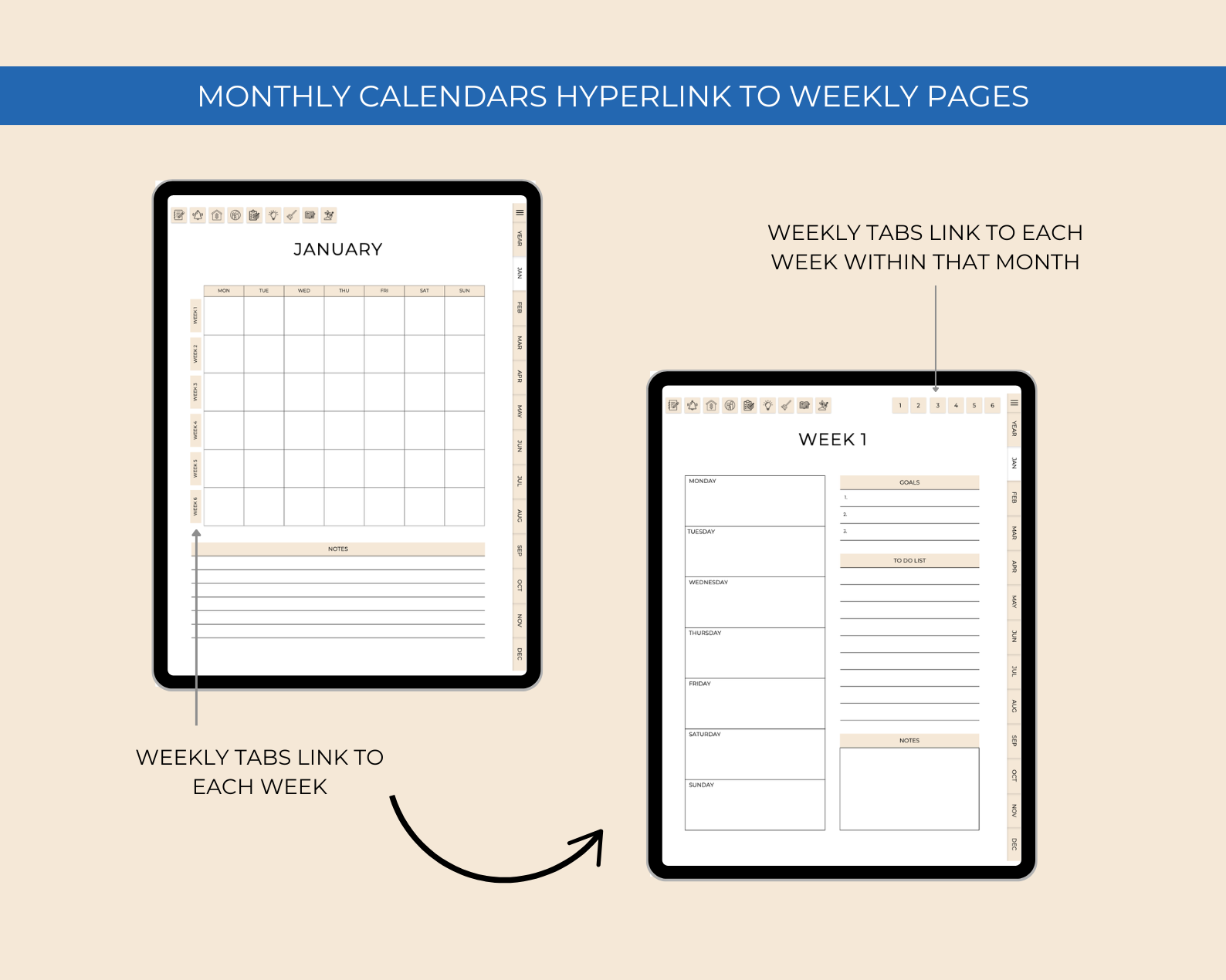 Household Digital Planner Jessica Autumn