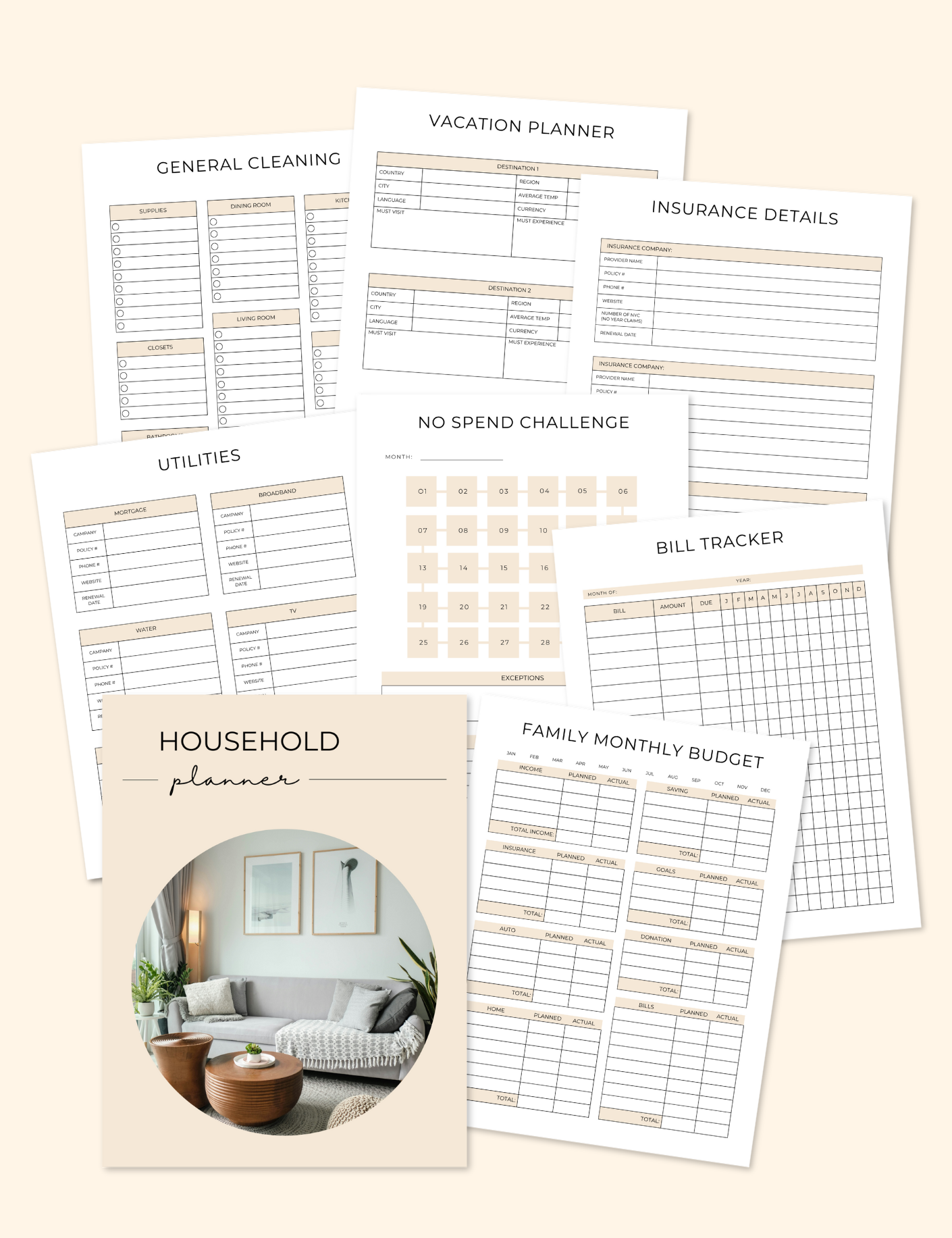 Household Planner Jessica Autumn