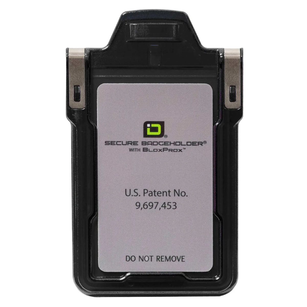 Secure Badge Holder Classic with BloxProx™ - Protects 125Khz HID Prox 1 ID Card Holder ID Stronghold