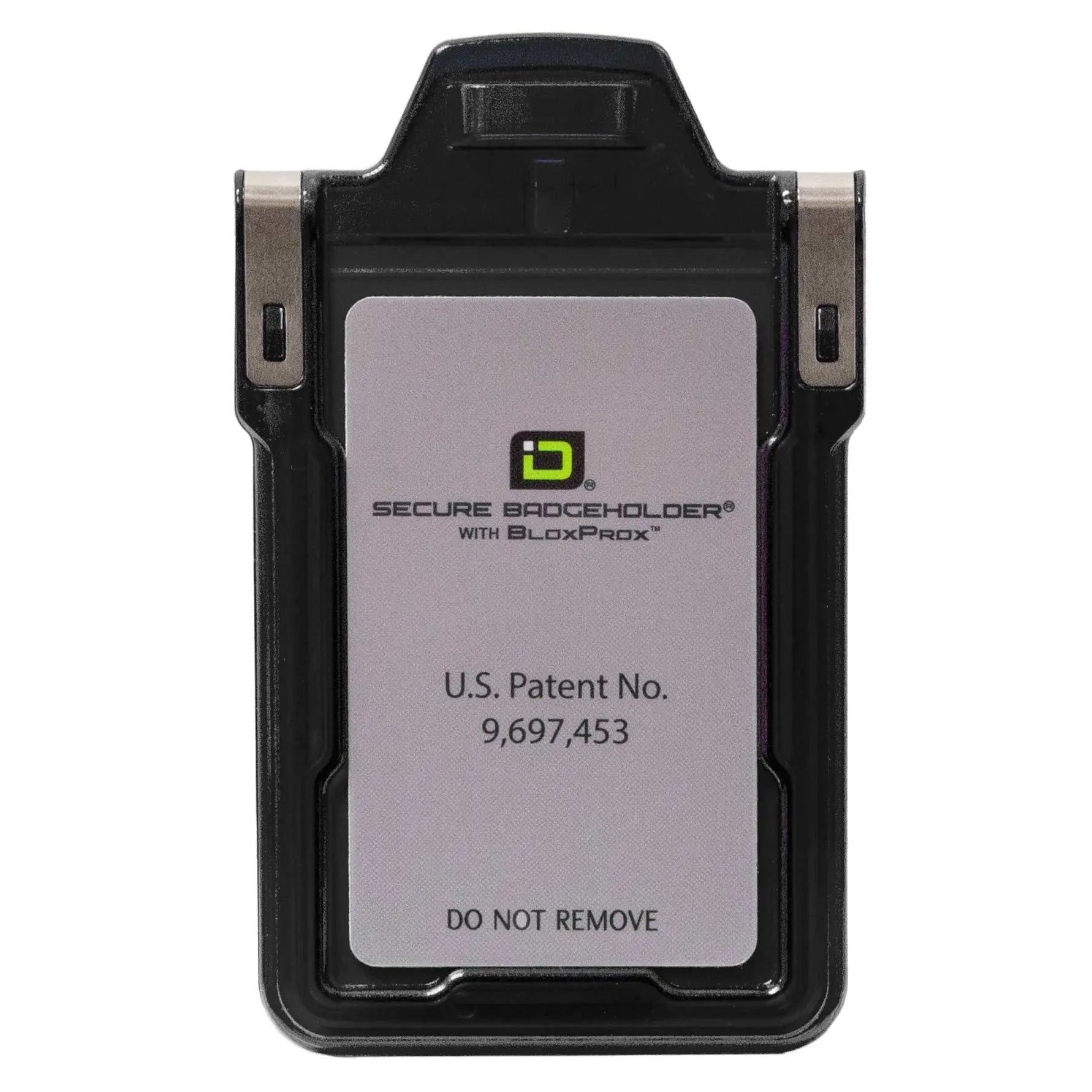 Secure Badge Holder Classic with BloxProx™ - Protects 125Khz HID Prox 1 ID Card Holder ID Stronghold