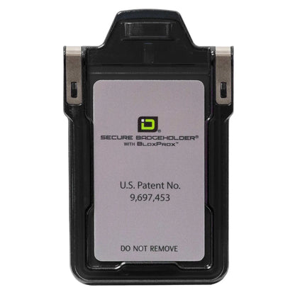 Secure Badge Holder Classic with BloxProx™ - Protects 125Khz HID Prox 1 ID Card Holder ID Stronghold