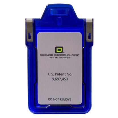 Secure Badge Holder Classic with BloxProx™ - Protects 125Khz HID Prox 1 ID Card Holder ID Stronghold