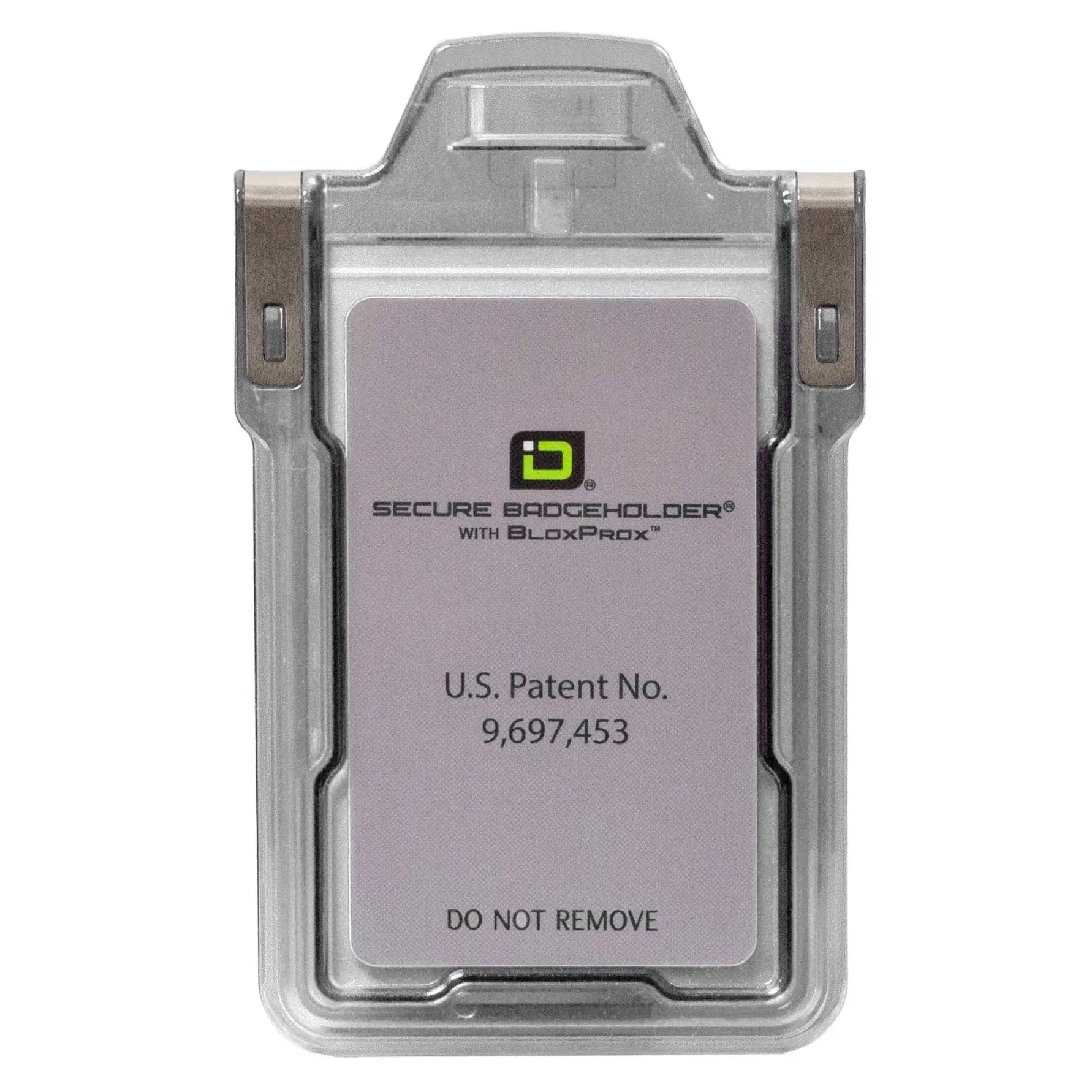 Secure Badge Holder Classic with BloxProx™ - Protects 125Khz HID Prox 1 ID Card Holder ID Stronghold