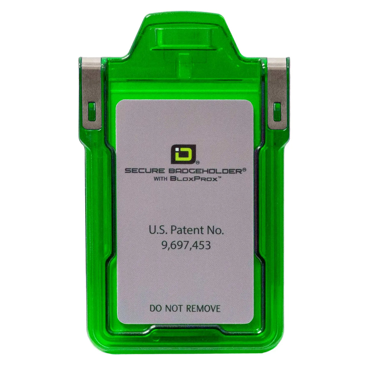 Secure Badge Holder Classic with BloxProx™ - Protects 125Khz HID Prox 1 ID Card Holder ID Stronghold