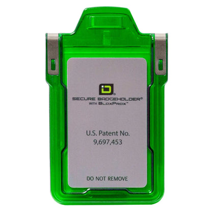 Secure Badge Holder Classic with BloxProx™ - Protects 125Khz HID Prox 1 ID Card Holder ID Stronghold