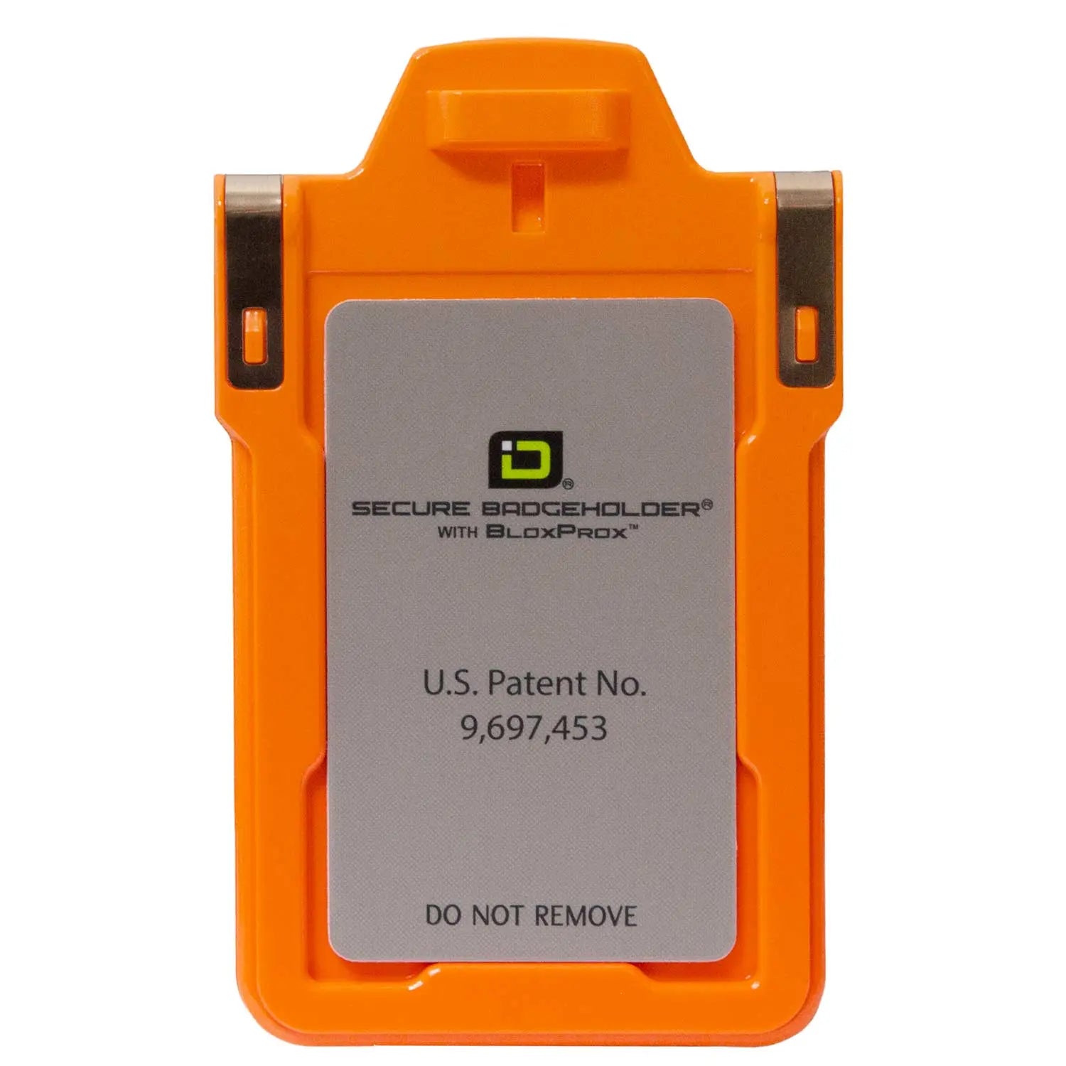 Secure Badge Holder Classic with BloxProx™ - Protects 125Khz HID Prox 1 ID Card Holder ID Stronghold