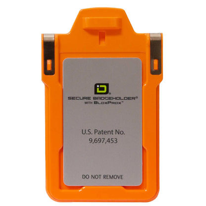Secure Badge Holder Classic with BloxProx™ - Protects 125Khz HID Prox 1 ID Card Holder ID Stronghold
