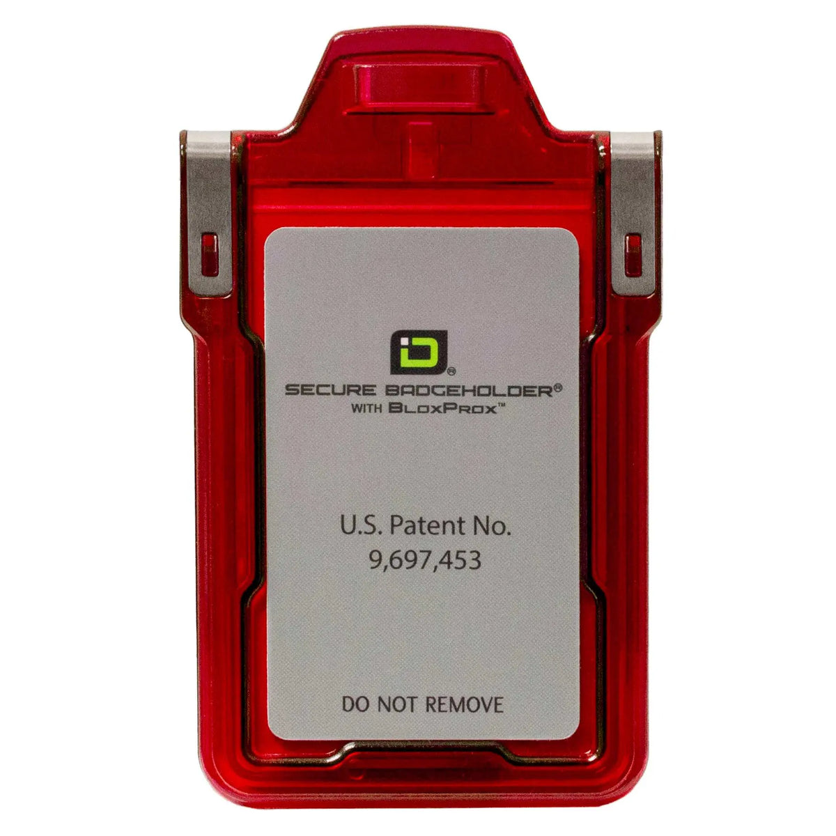 Secure Badge Holder Classic with BloxProx™ - Protects 125Khz HID Prox 1 ID Card Holder ID Stronghold