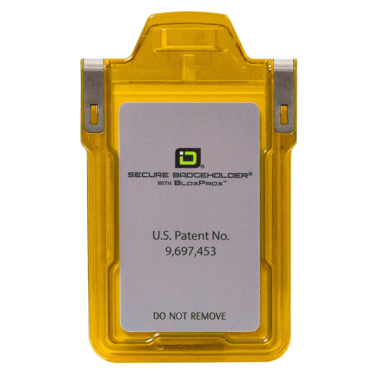 Secure Badge Holder Classic with BloxProx™ - Protects 125Khz HID Prox 1 ID Card Holder ID Stronghold