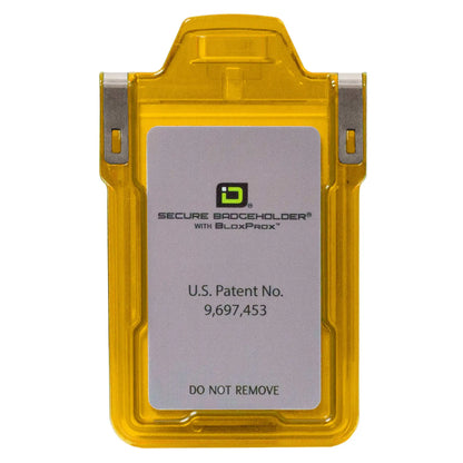 Secure Badge Holder Classic with BloxProx™ - Protects 125Khz HID Prox 1 ID Card Holder ID Stronghold