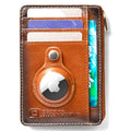 RFID Secure Slim Leather AirTag Wallet ID Stronghold