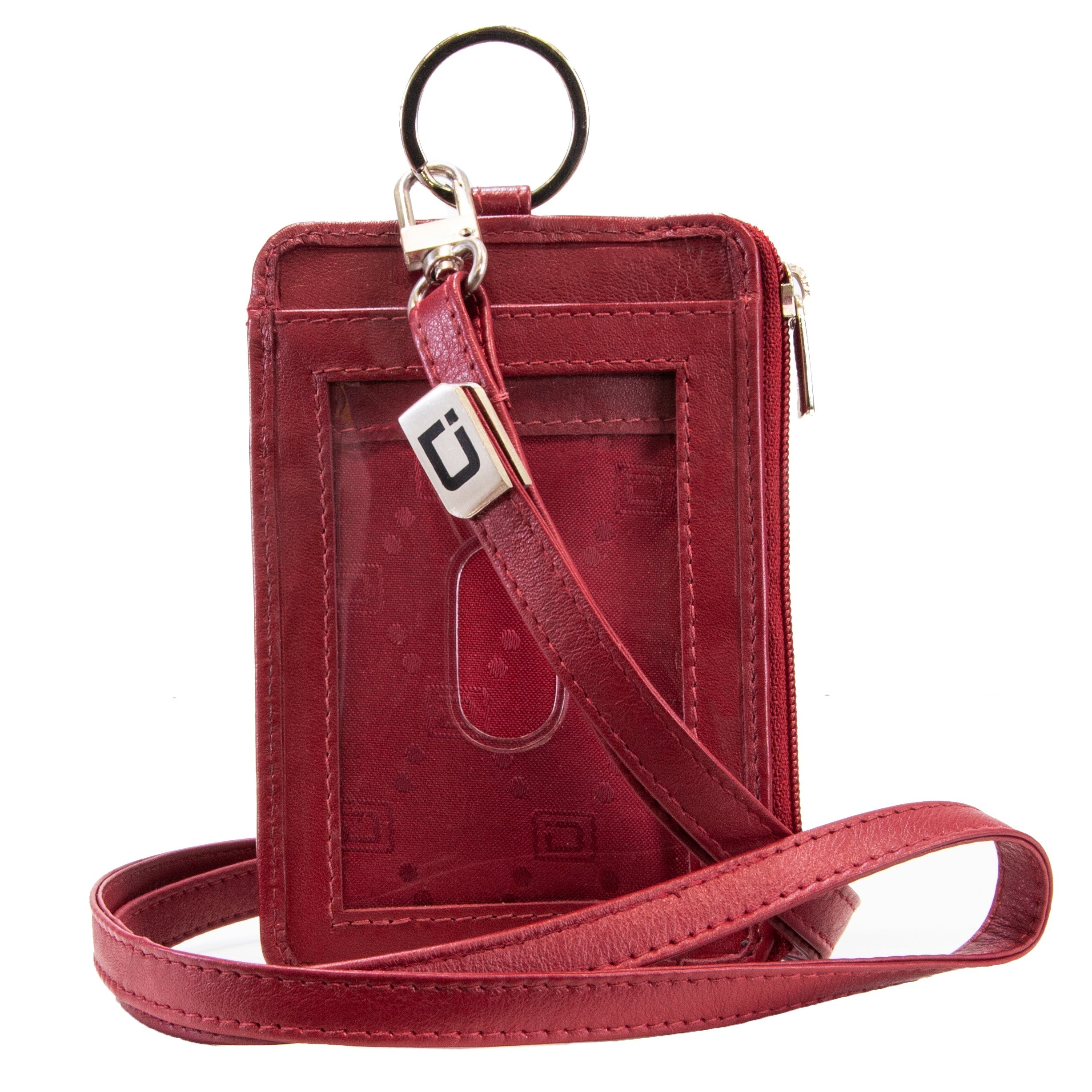 RFID Wallet Dual Portrait ID Leather Badge Holder ID Stronghold