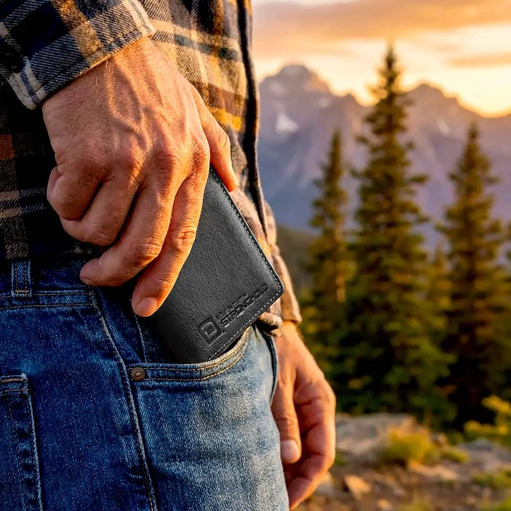 The Waltlet - Maximum Storage RFID Secure Minimalist Wallet ID Stronghold