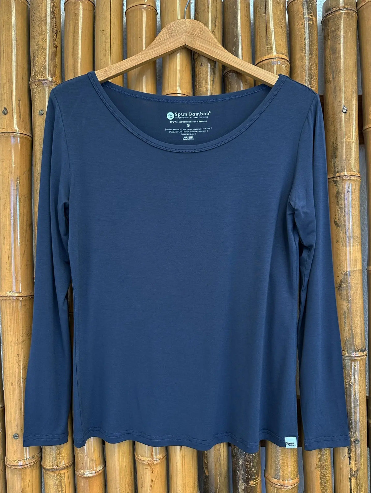 Women's Bamboo Lounge Long Sleeve T-Shirt Spun Bamboo