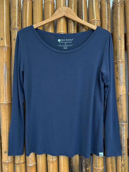 Women's Bamboo Lounge Long Sleeve T-Shirt Spun Bamboo