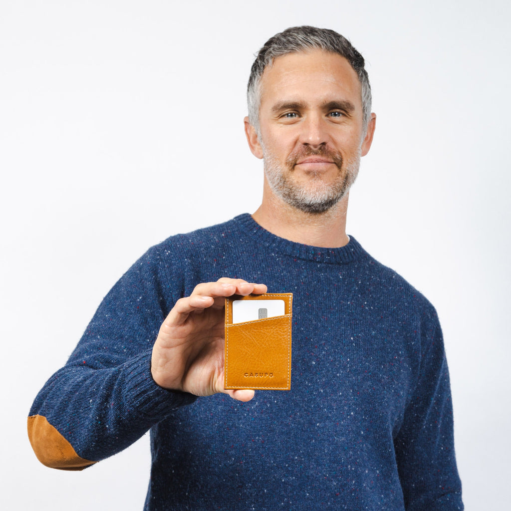 Minimalist Wallet with RFID protection - Natural CASUPO