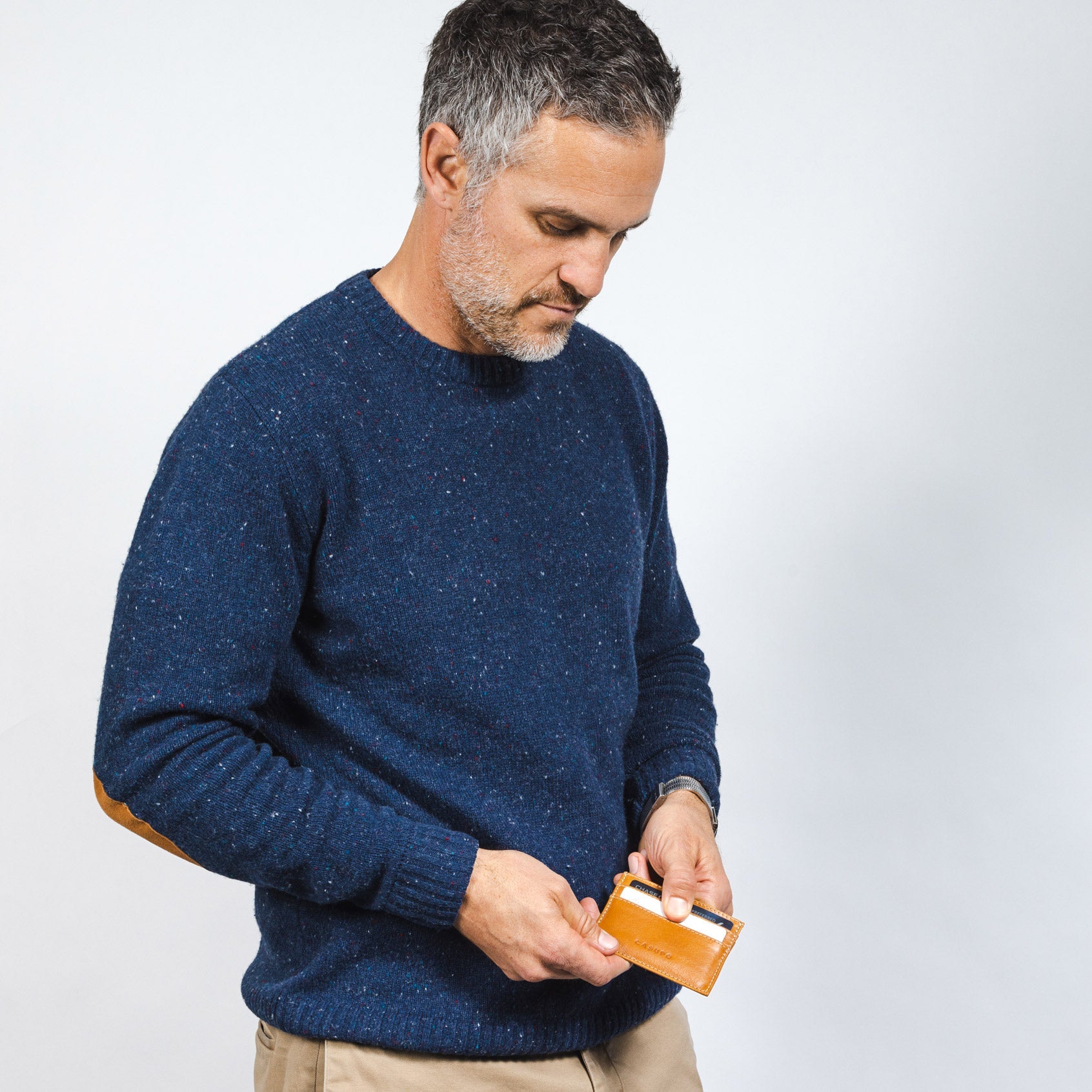 Slim Card Holder Wallet with RFID Protection - Natural CASUPO