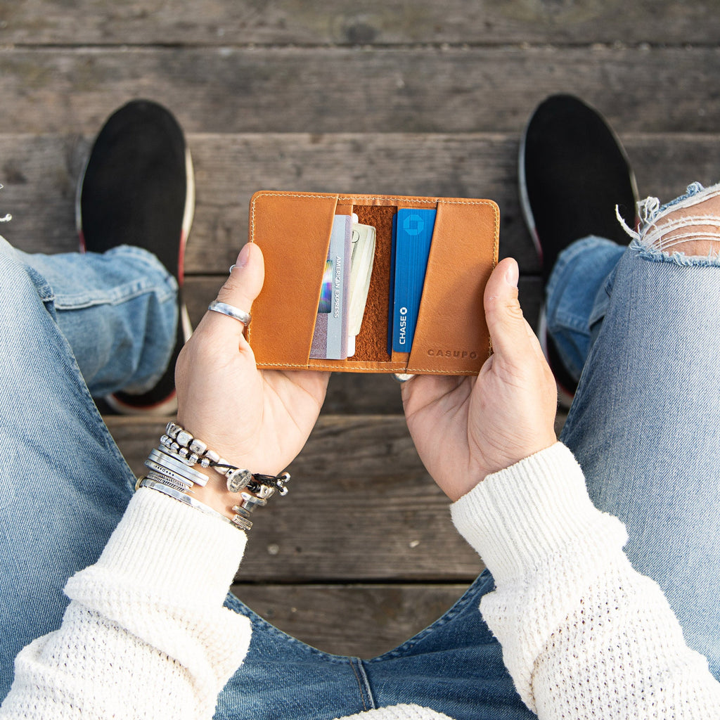 Compact Bifold with RFID protection - Natural CASUPO