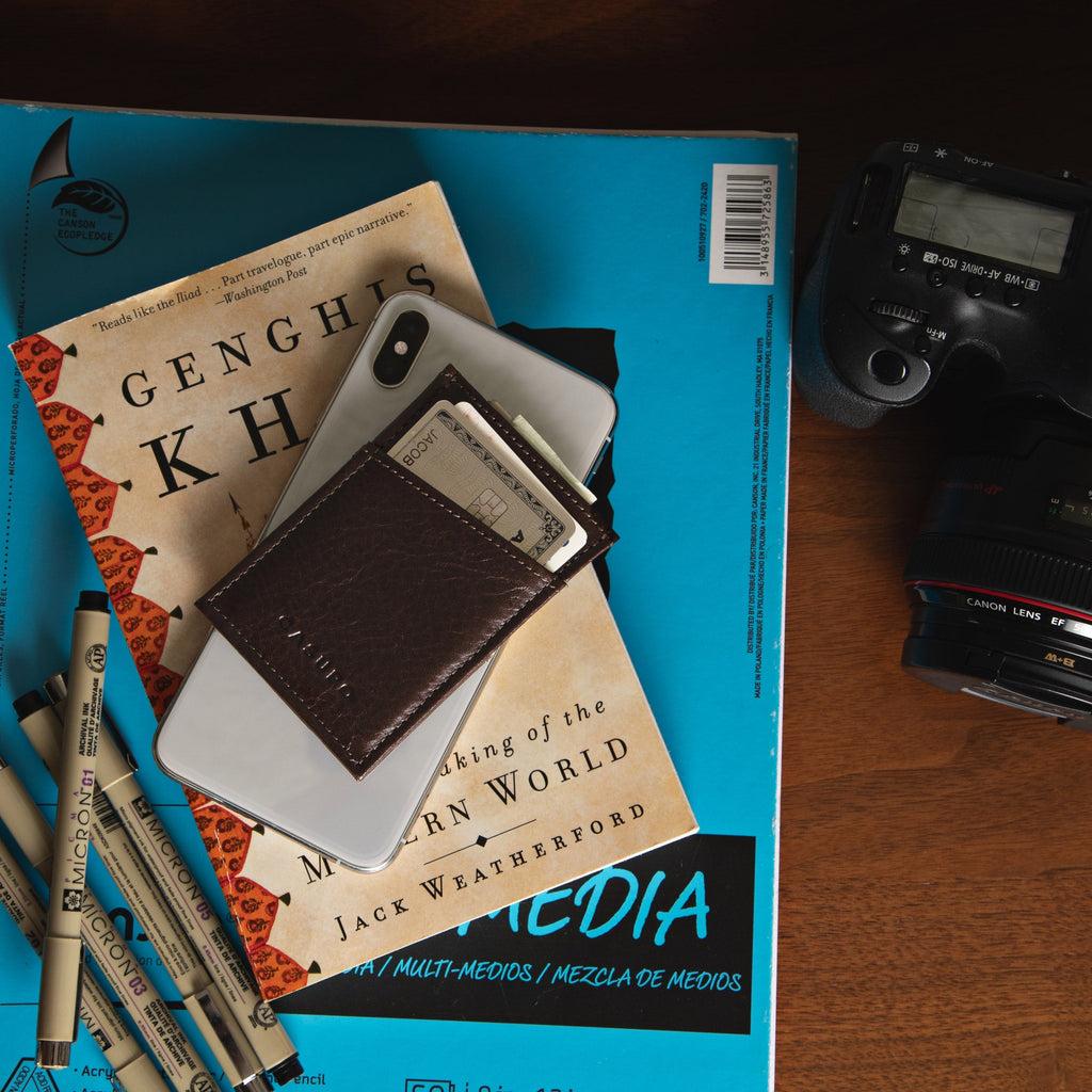 Minimalist Wallet with RFID Protection - Black CASUPO
