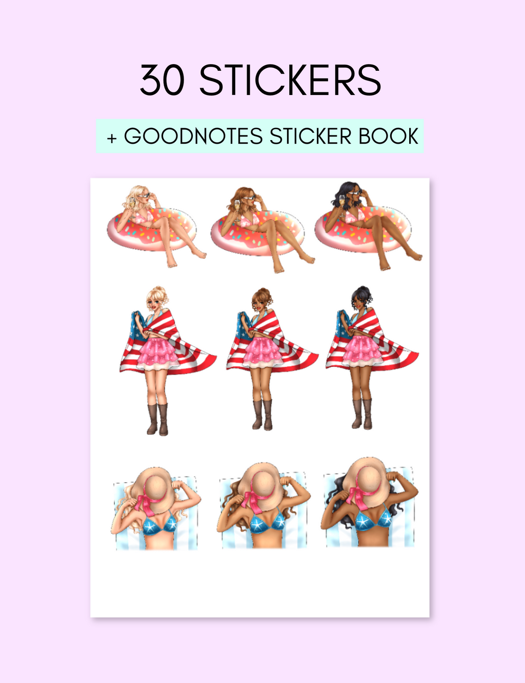 July Sticker Pack Jessica Autumn