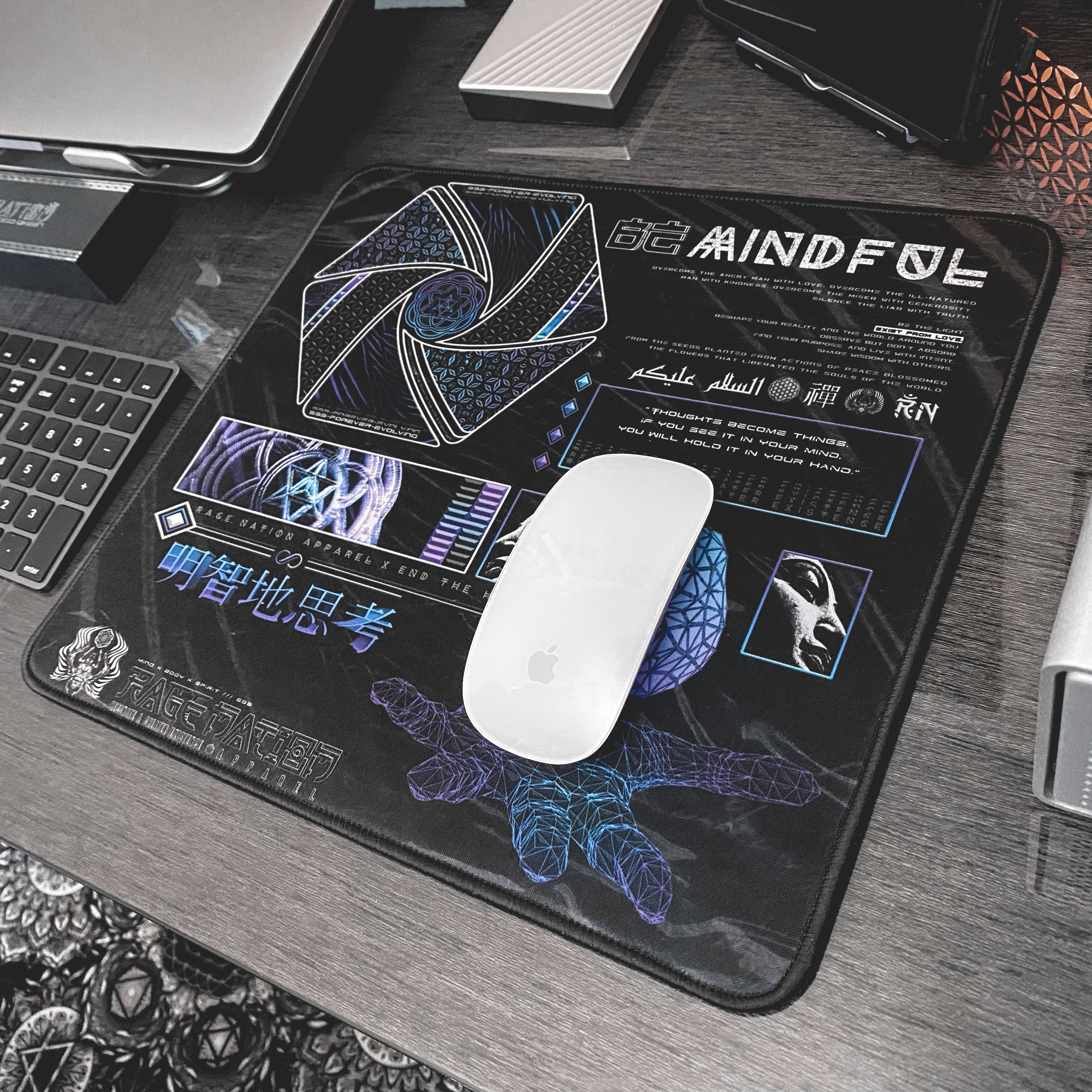 MIND OF ZEN V1 ✦ Mouse Pad Rage Nation Apparel