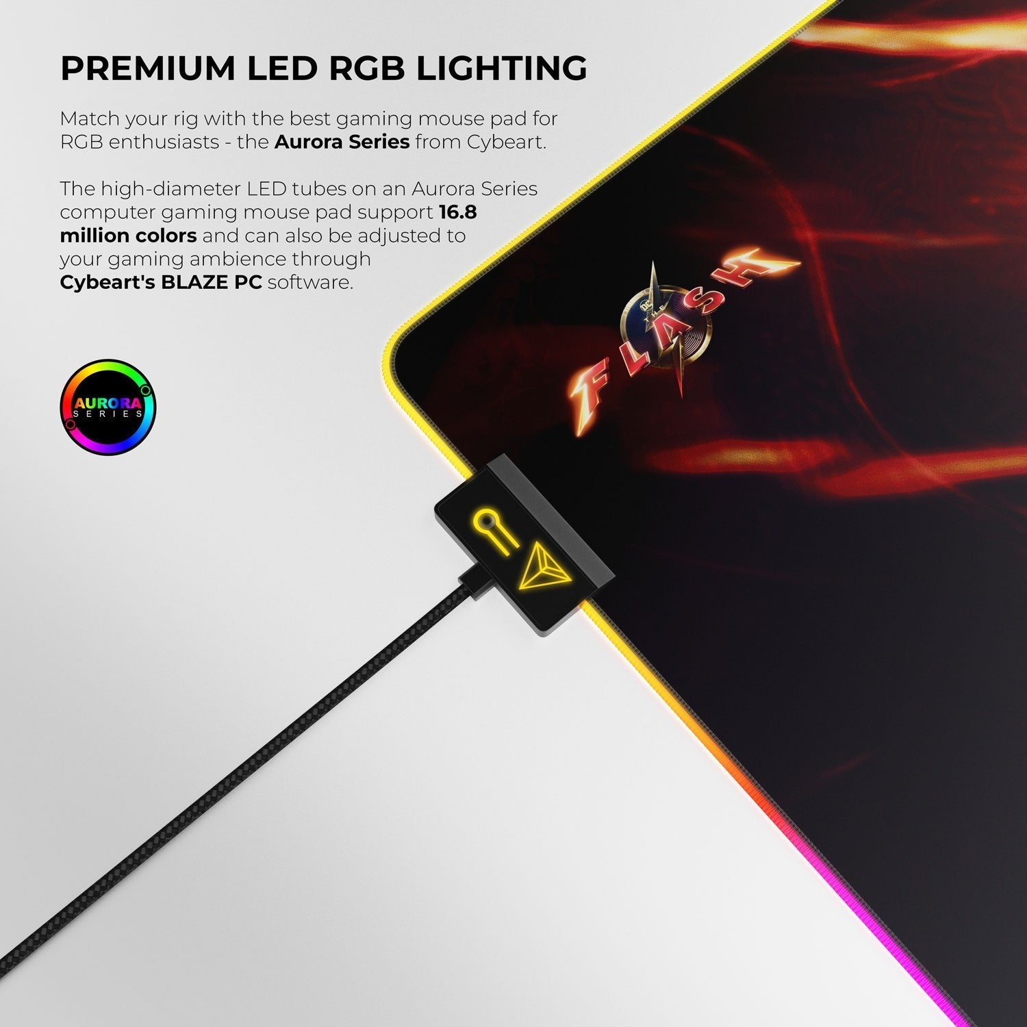 The Flash Gaming Mouse Pad Cybeart US